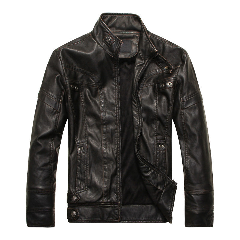 Faux Leather Biker Jacket