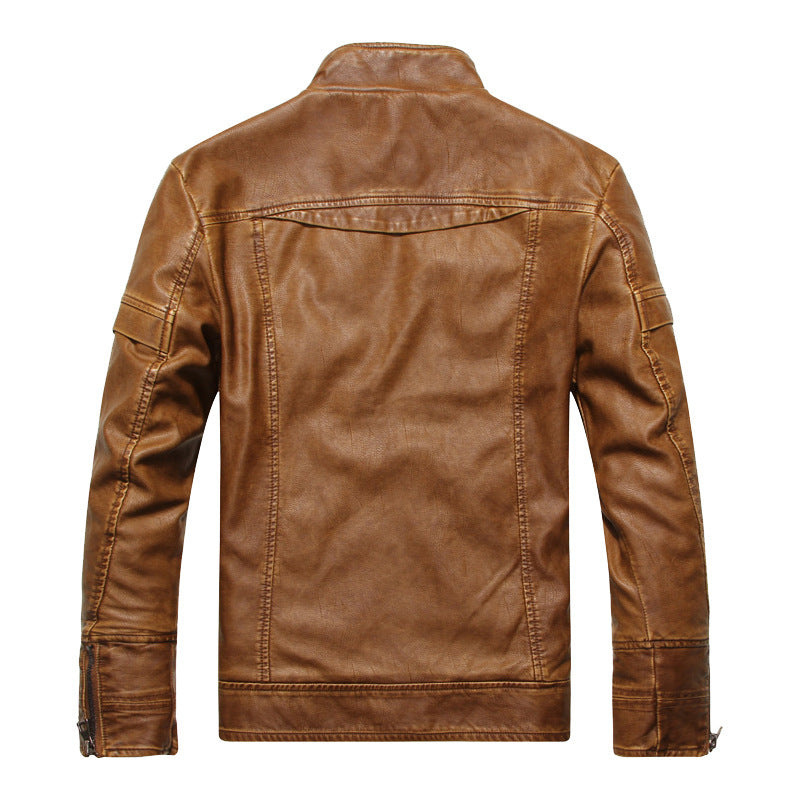 Faux Leather Biker Jacket