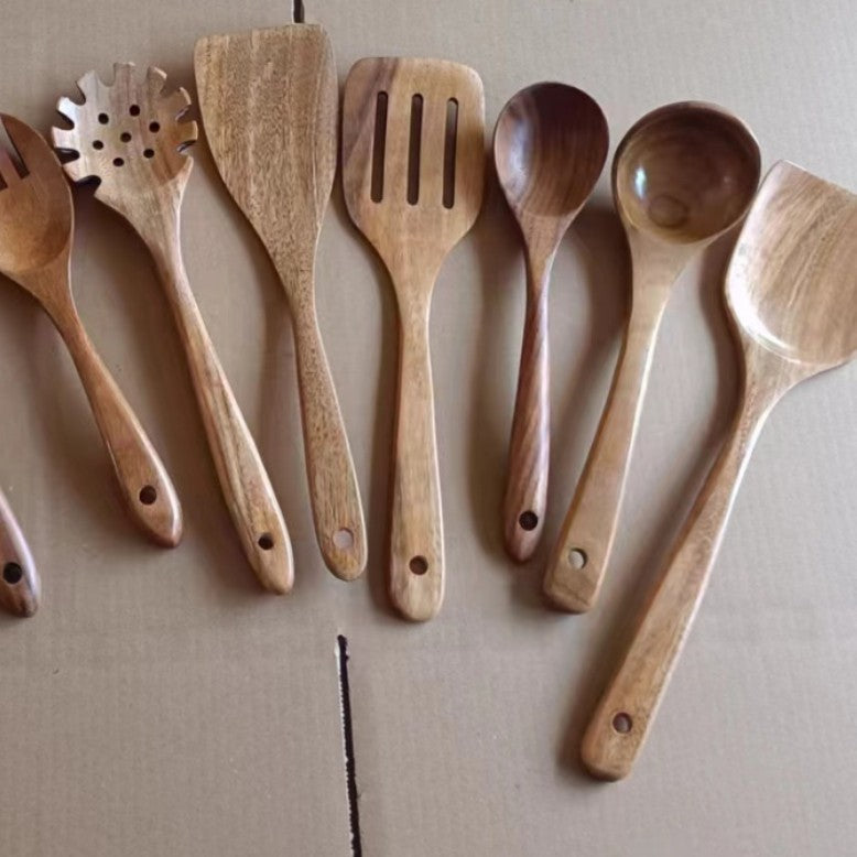 Wooden Spatula Cookware Set