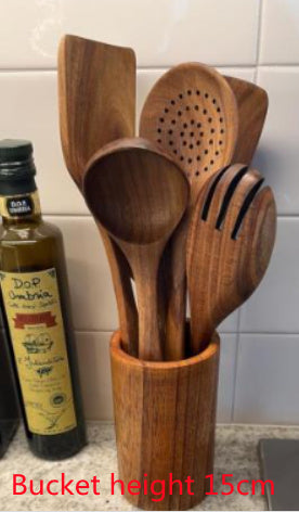 Wooden Spatula Cookware Set