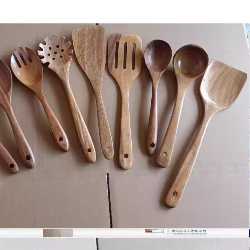Wooden Spatula Cookware Set